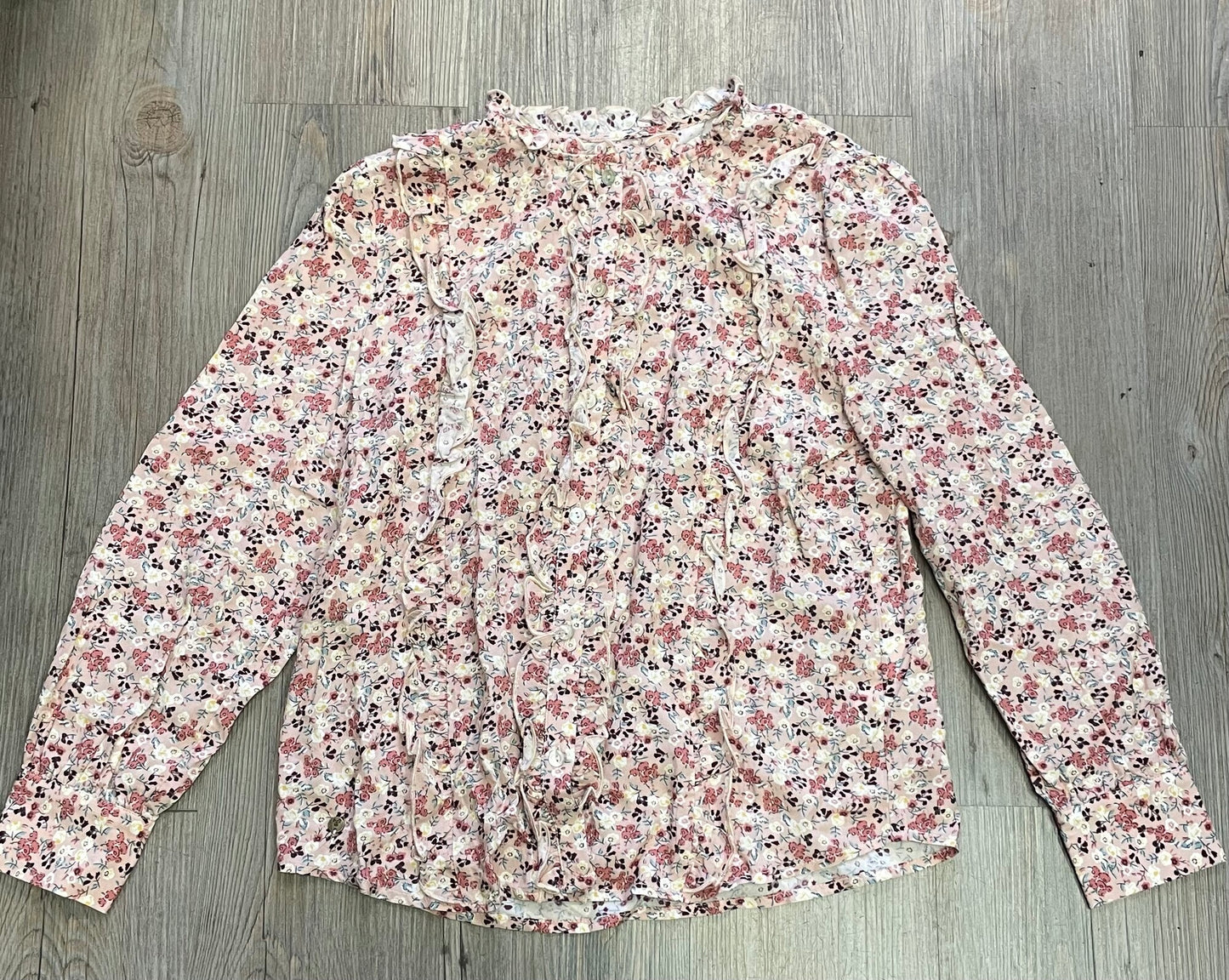 Floral  Scalpers Shirt LS, 12Y