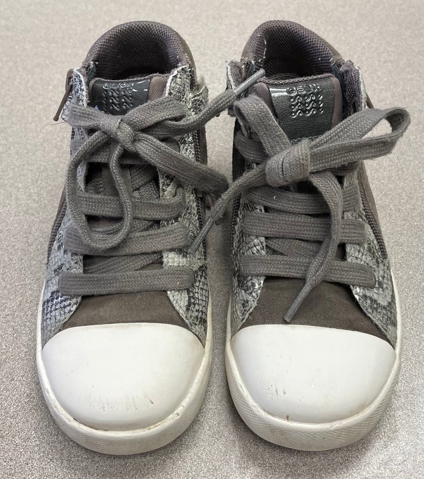 Brown  Geox Hightop Shoes, 8.5T