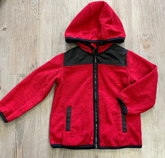 Red  Minus Zero Zip Hooded, 24M