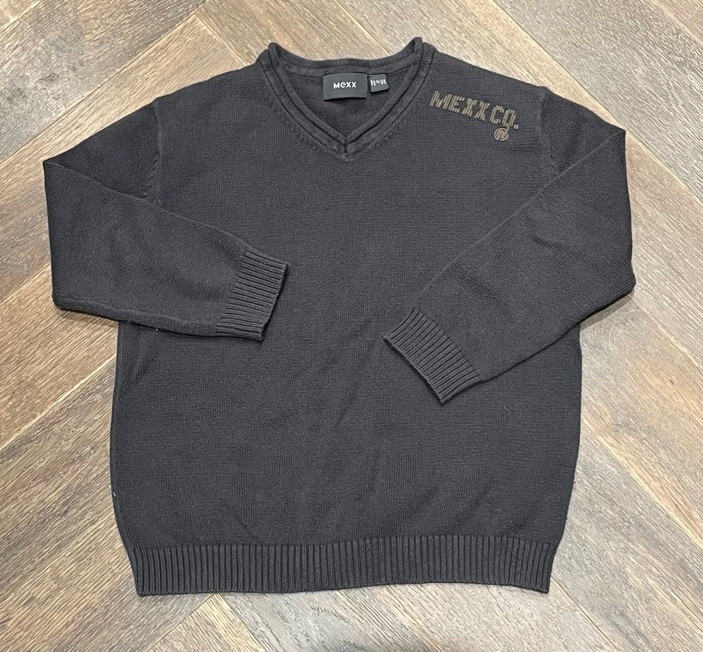 Darkgrey  Mexx Vneck Sweater, 3-4Y