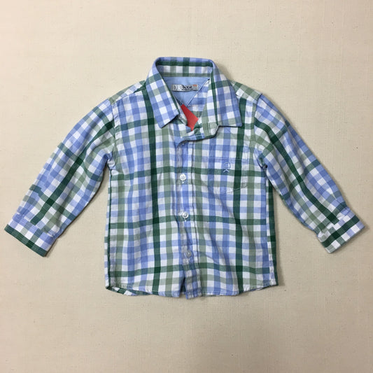 Plaid  Dk Dr Kids Shirt, 12M