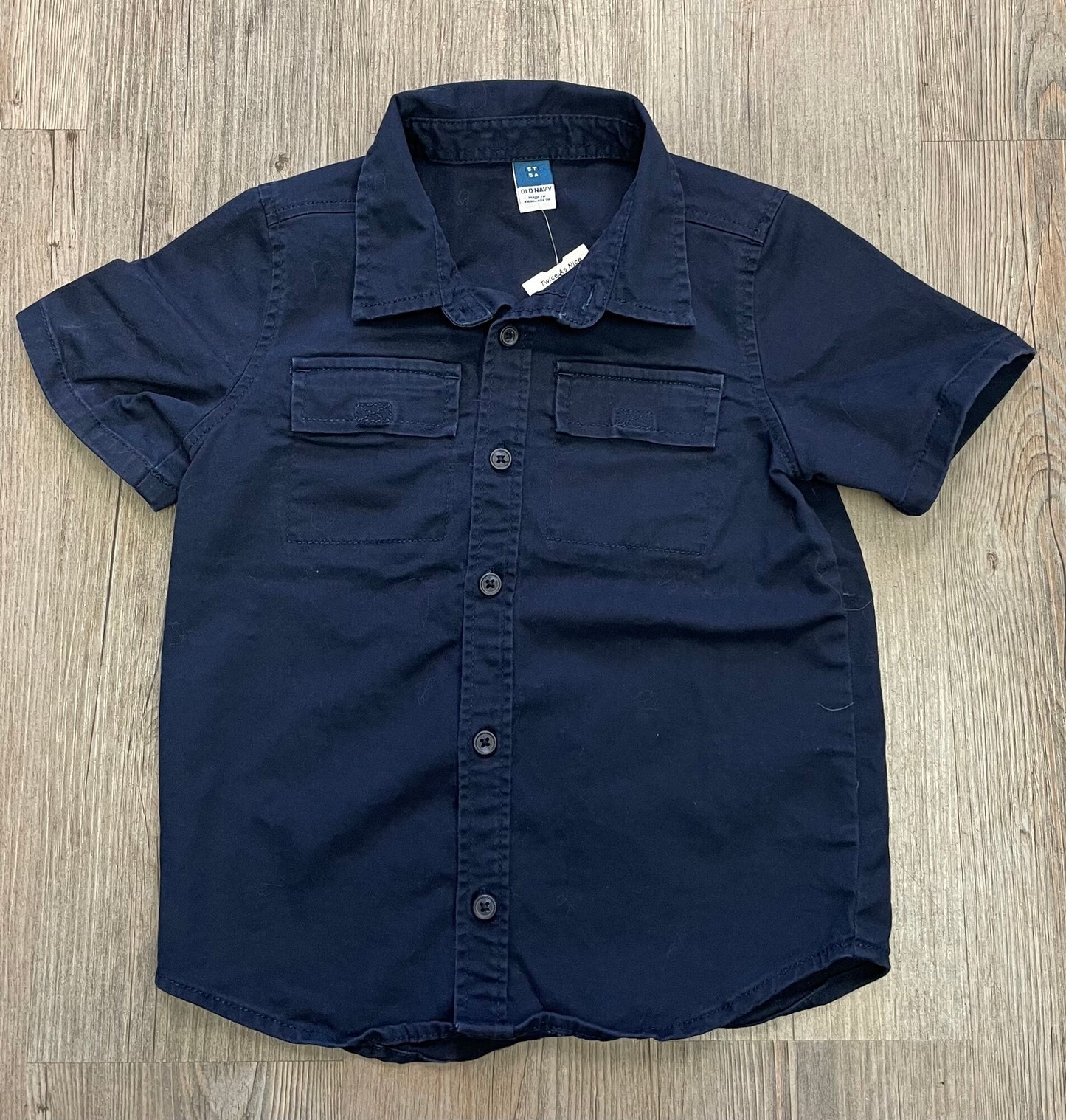Navy  Old Navy Shirt SL, 5Y