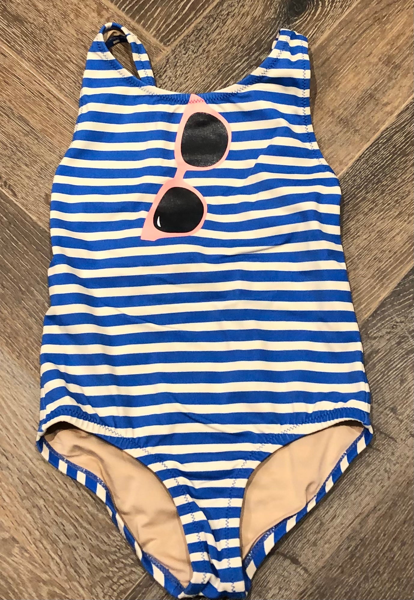 Blue/whi  Crewcuts Bathingsuit, 4-5Y