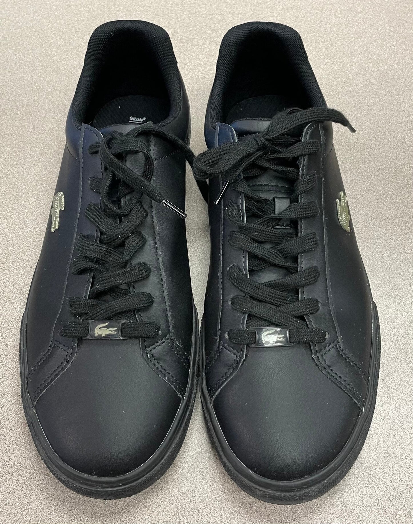 Black  Lacoste Sneaker, 9Y