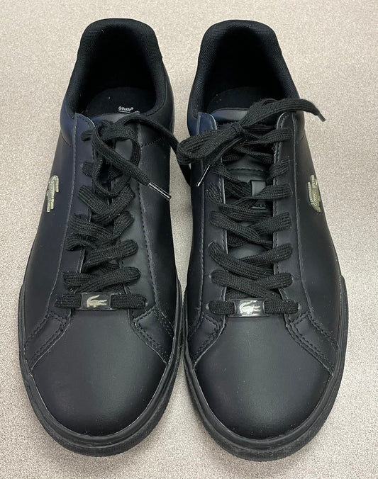Black  Lacoste Sneaker, 9Y