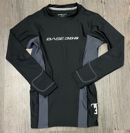Black  Base 360 LS Hockey, 8Y