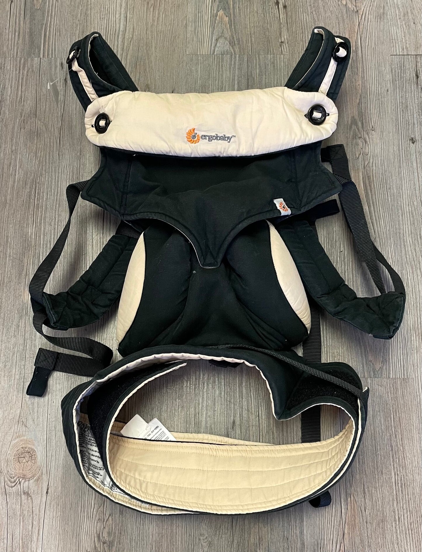 Black  Ergo 360 Baby Carrier, 12-33lbs