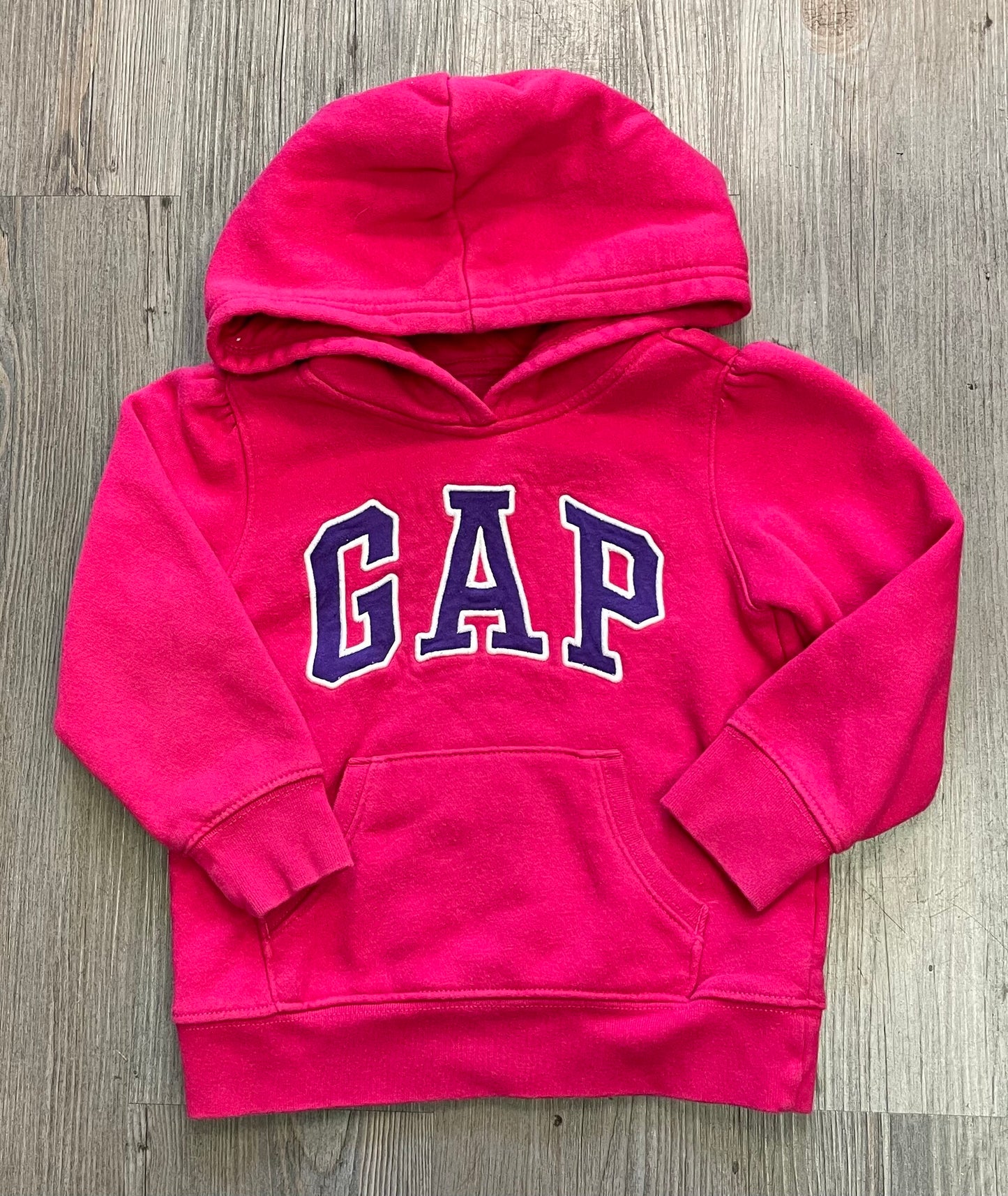 Fuchsia  Gap Pullover Hoodie, 4Y