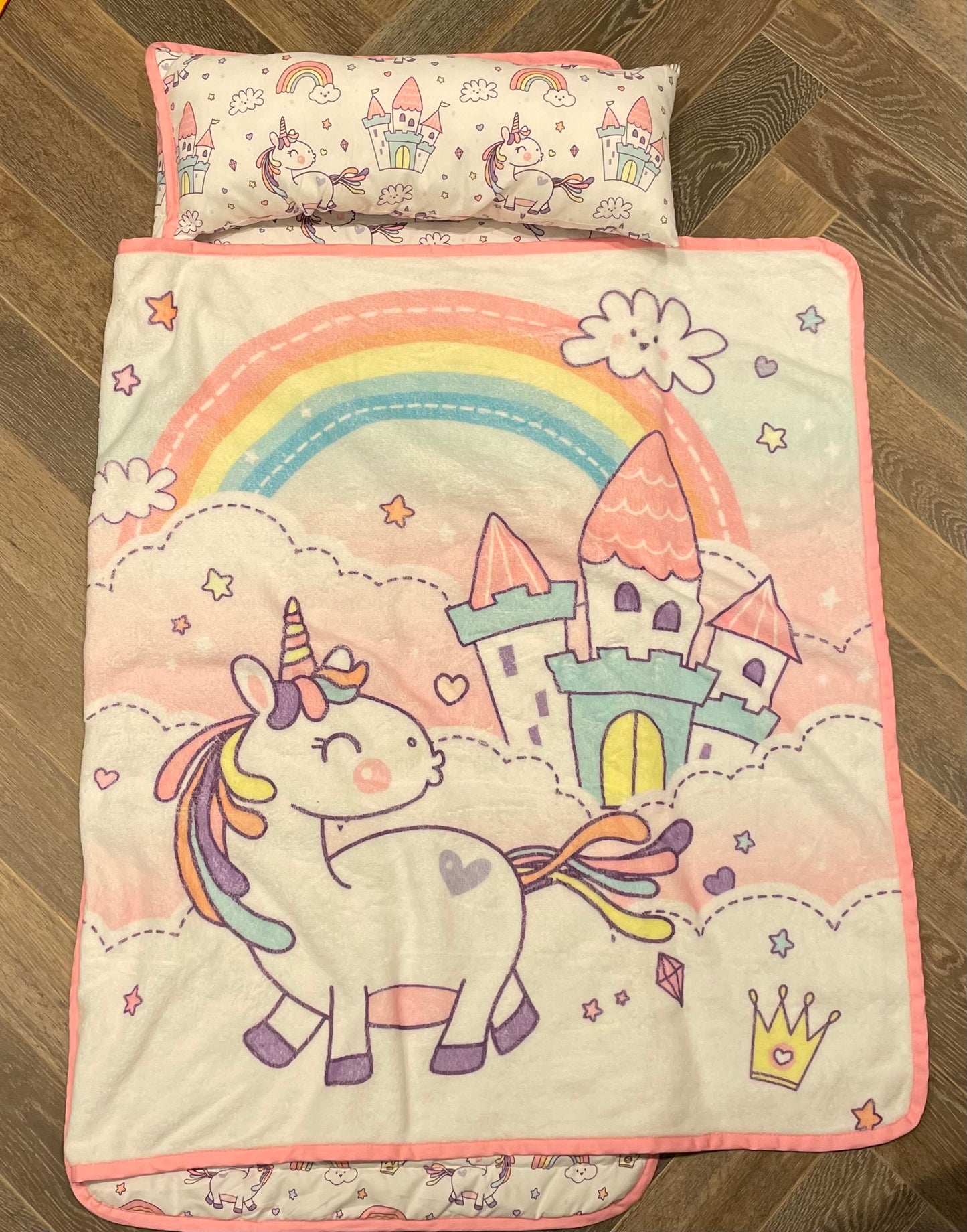 Multi  Unicorn Sleeping Bag, Used