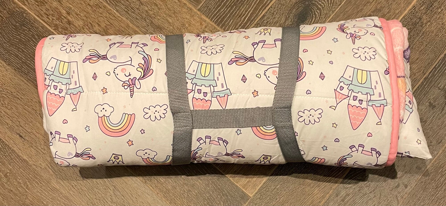 Multi  Unicorn Sleeping Bag, Used