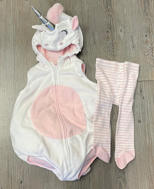White  Carters Unicorn Costume, 6-9M