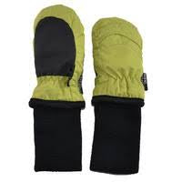 Lime  Snowstoppers Nylon Mitten, Age 6-18M