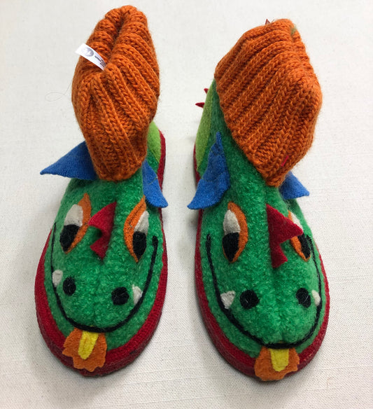 Multi  Garnet Hill Knit Shoes, 11Y