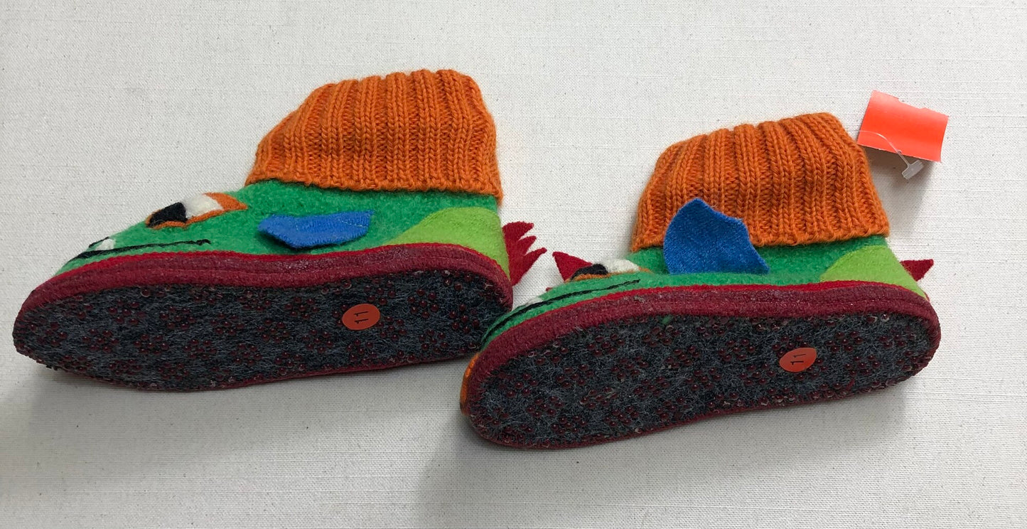 Multi  Garnet Hill Knit Shoes, 11Y