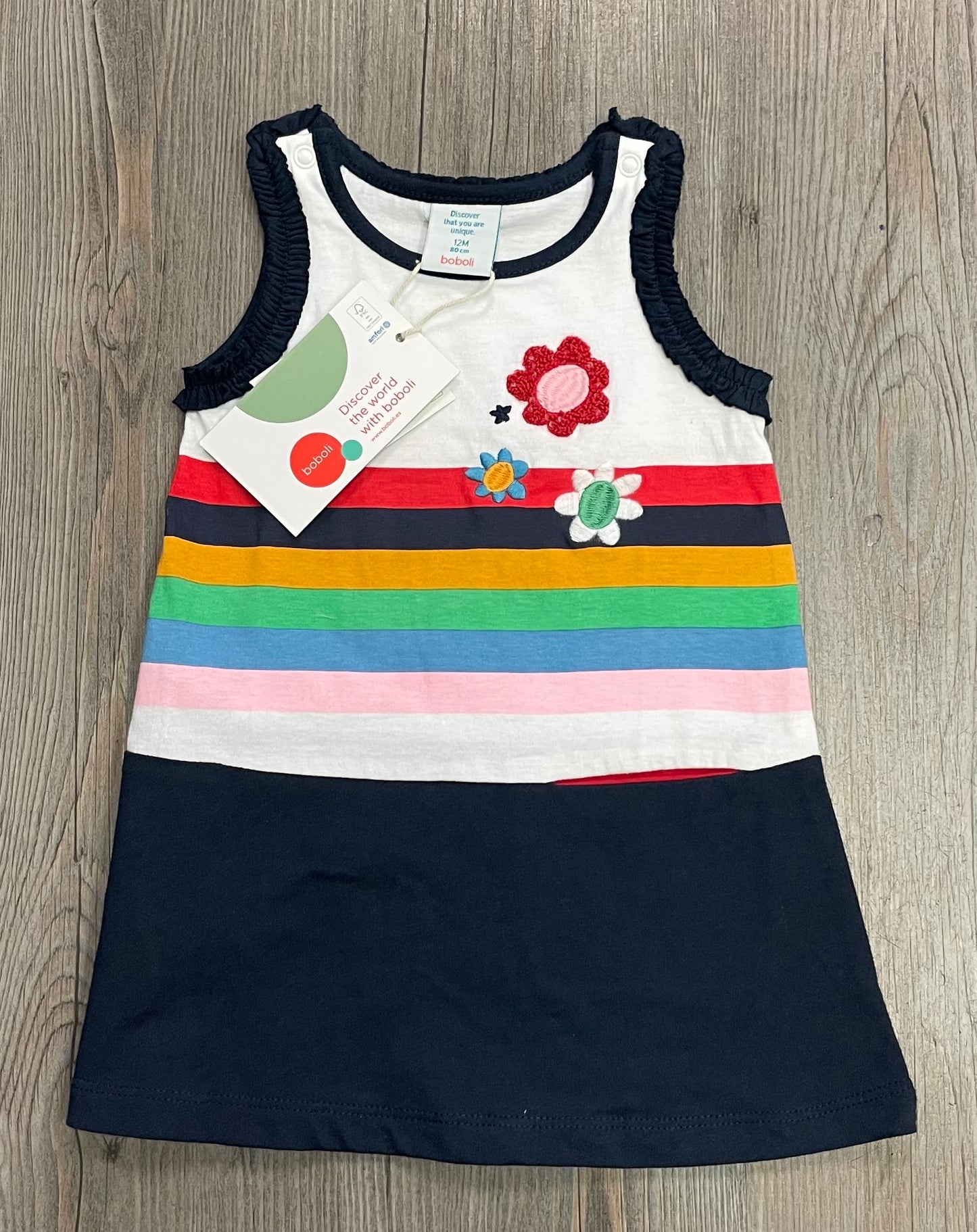 Multi  Boboli Dress, 12M