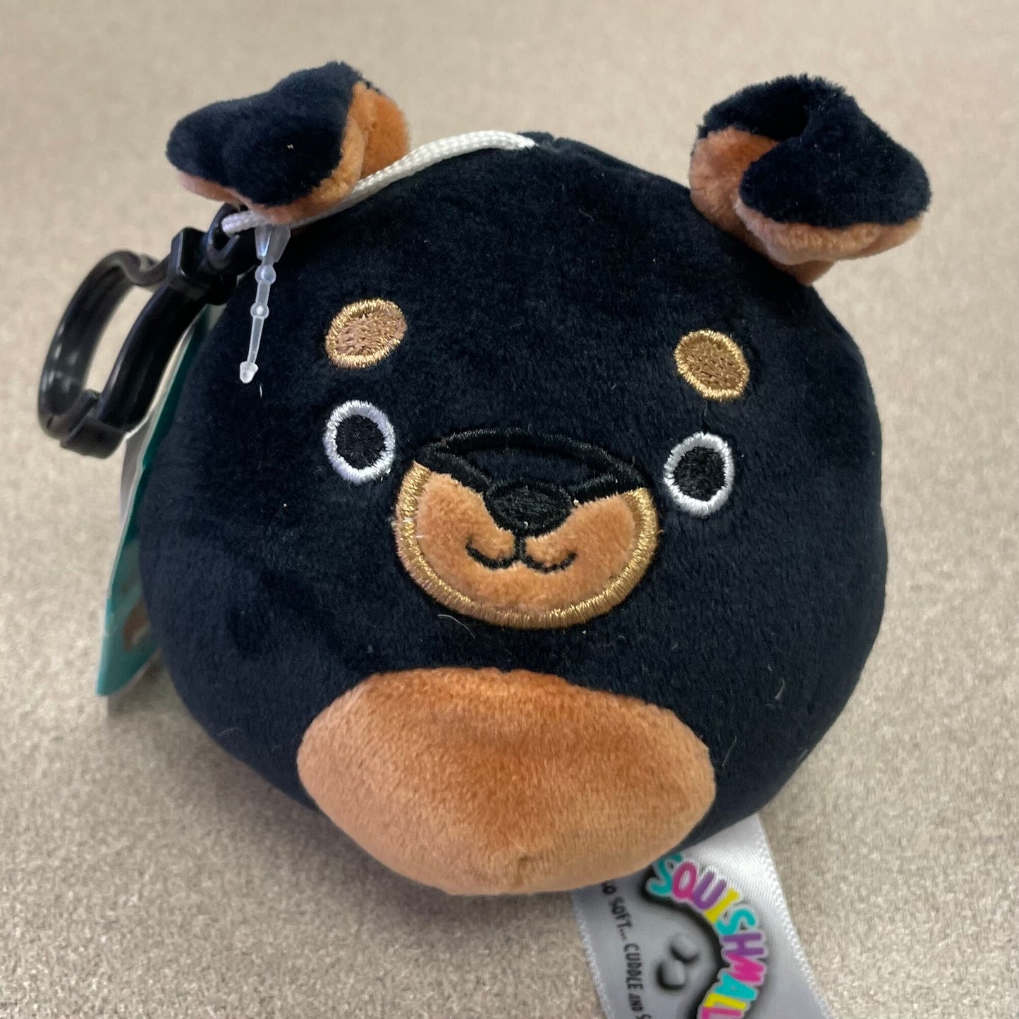 Black  Squishmallow - Mateo Key, 2 Inch