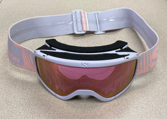 Pink  Salomon Ski Goggles, Youth