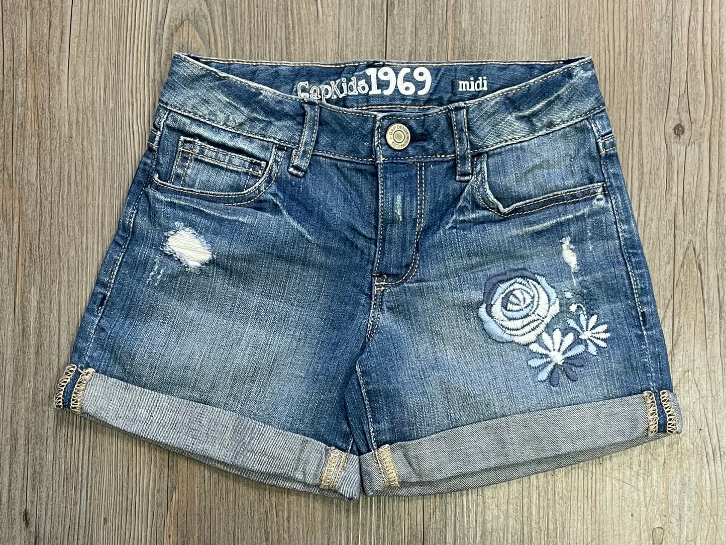Blue  Gap Denim Midi, 7Y