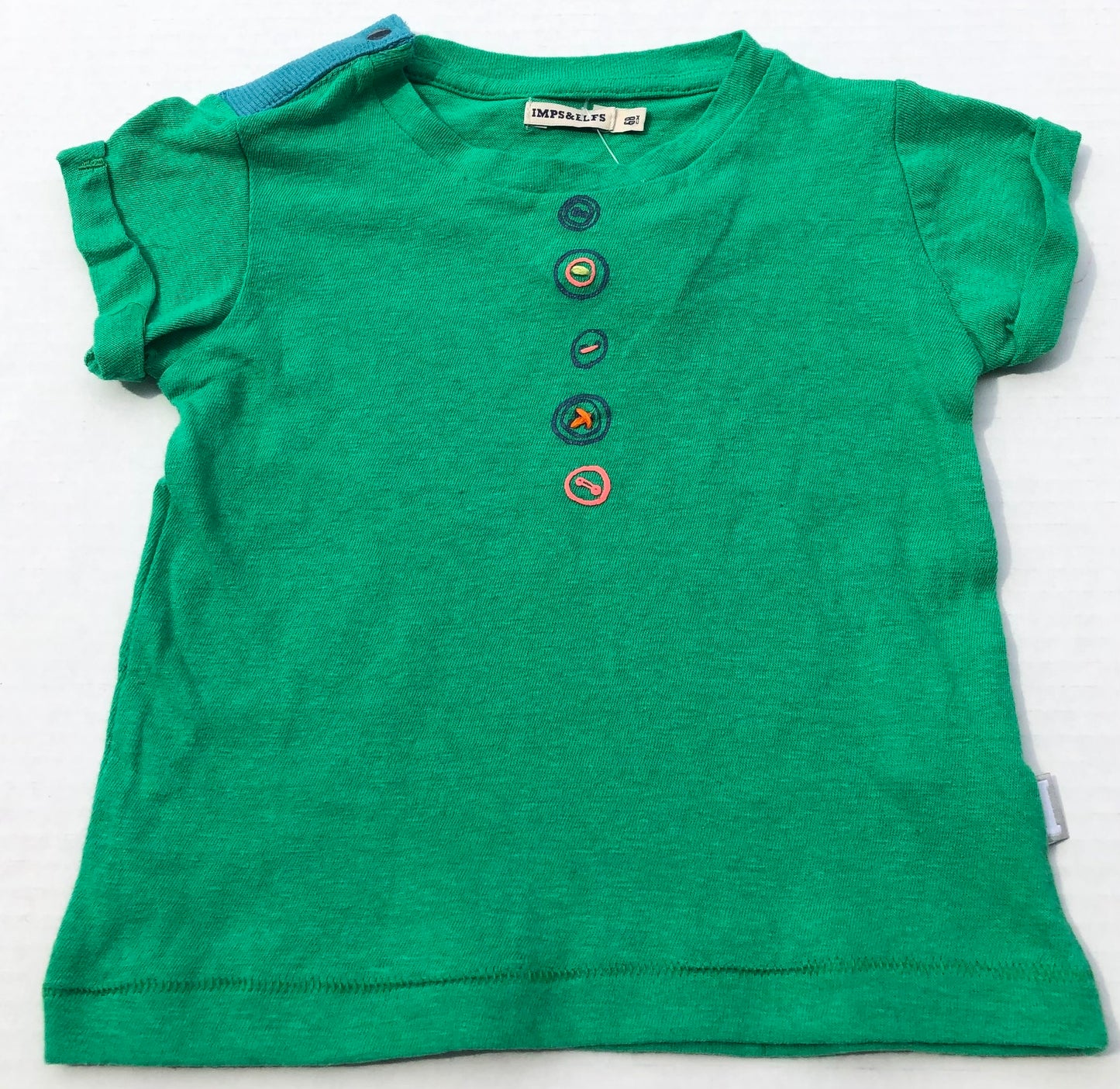 Green  Imps &elfs T Shirt, 12-18M