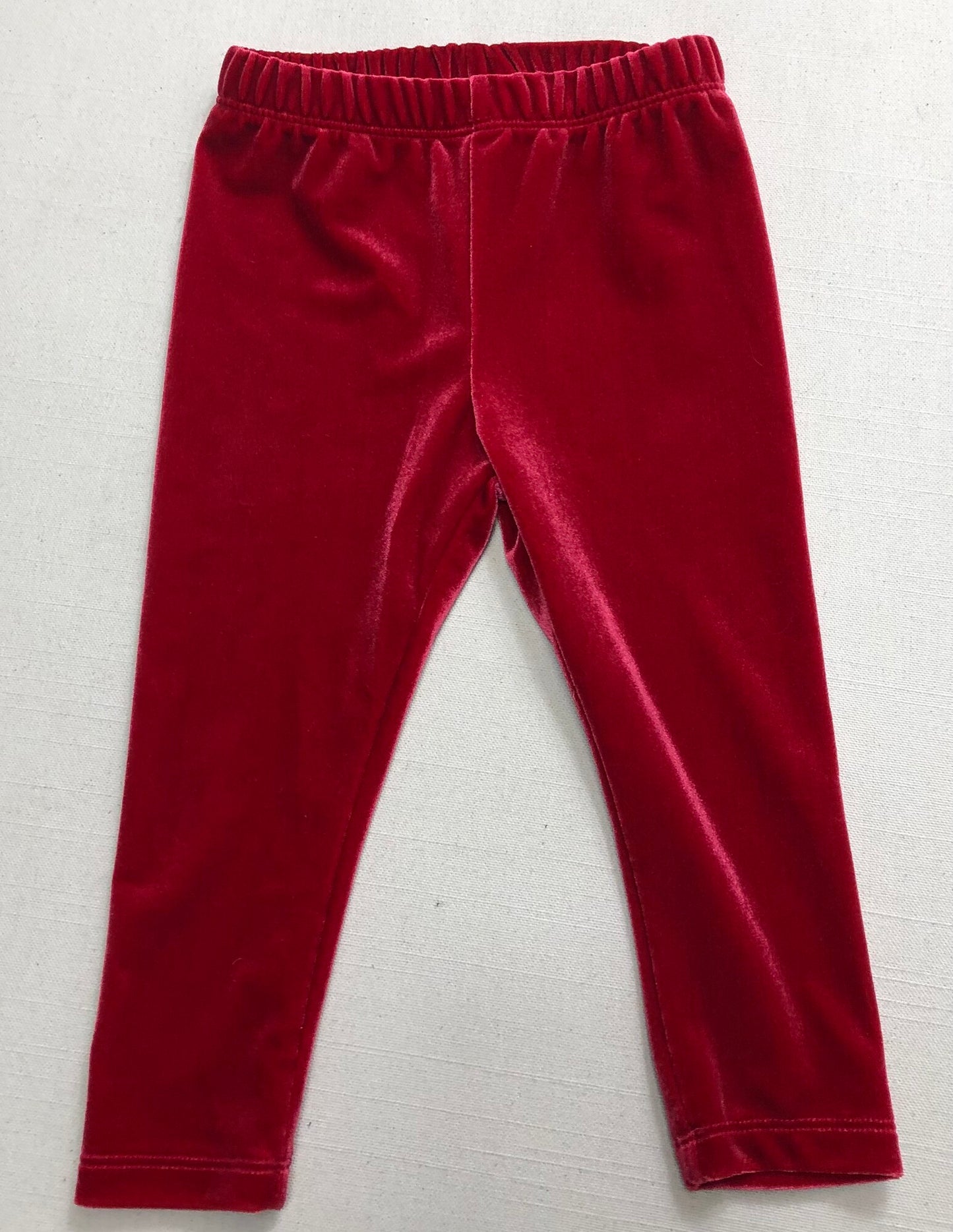 Red  Gap Velour Pants, 18-24M