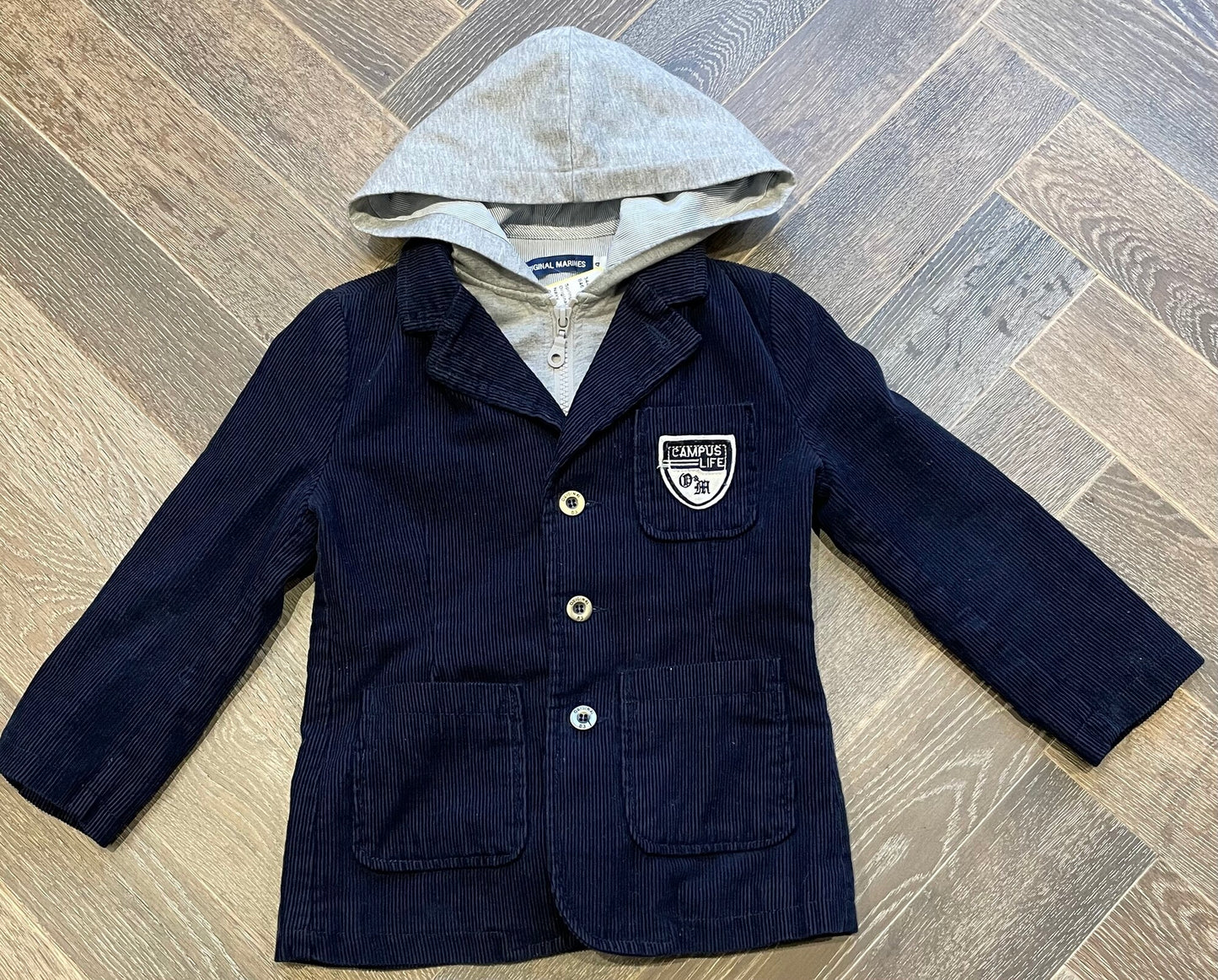 Navy  Original Marines Hooded, 4Y