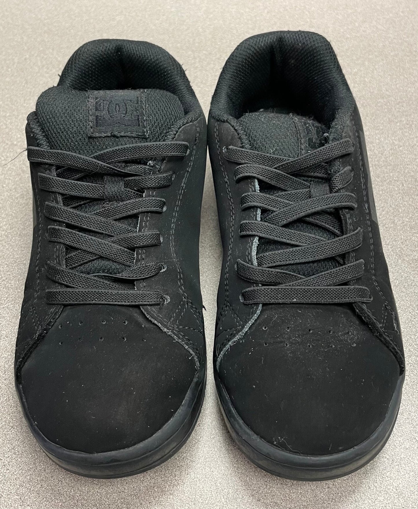 Black  DC Lace Up Shoes, 3Y