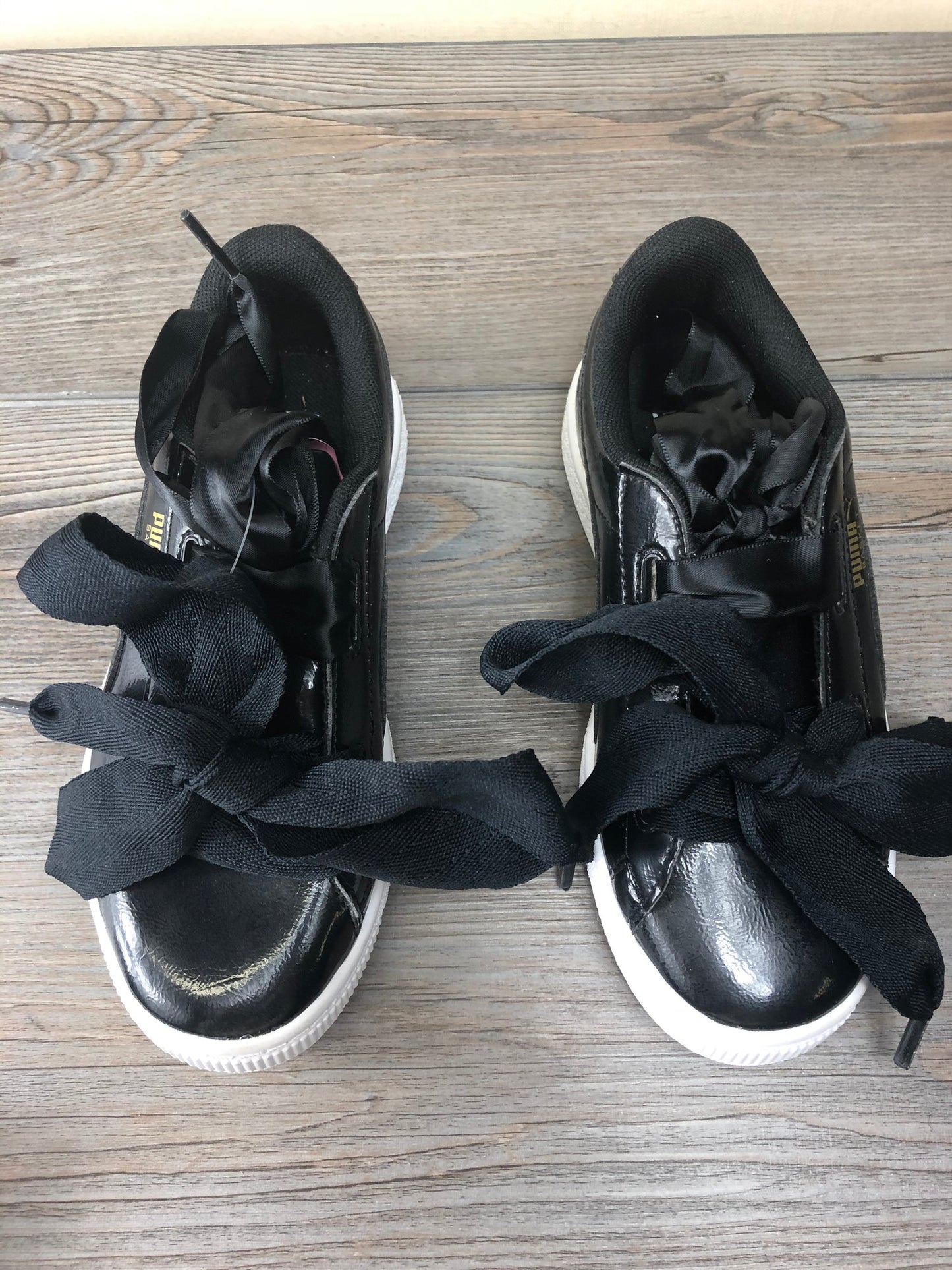 Black  Puma Shoes, 1.5Y