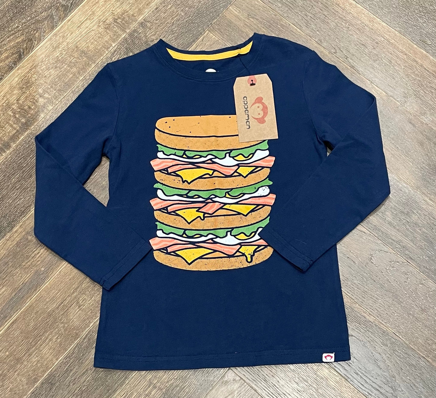 Navy  Appaman LS Tee, 6Y