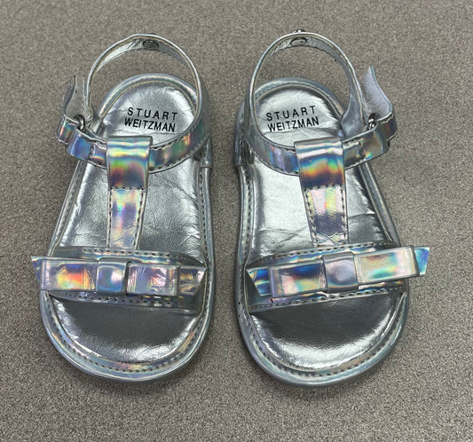 Silver  Stuart Weitzman Sandals, 4T