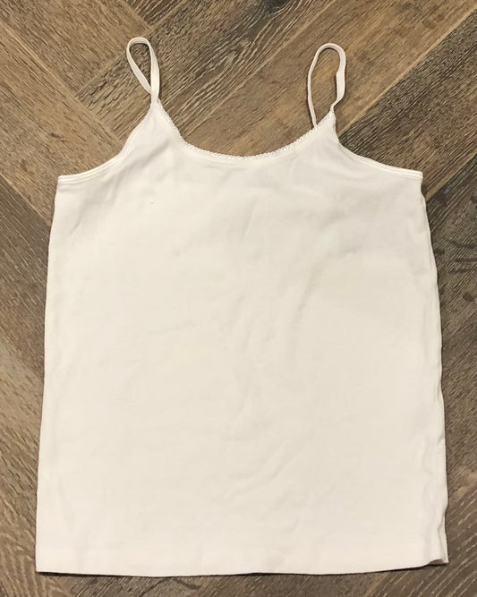 White  Gymboree Tank Top, 8-10Y