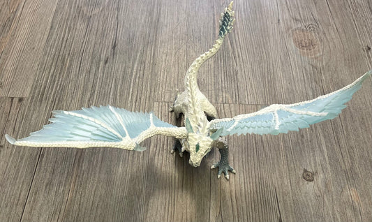 White  Schleich Eldrador Ice Dra, 7Y