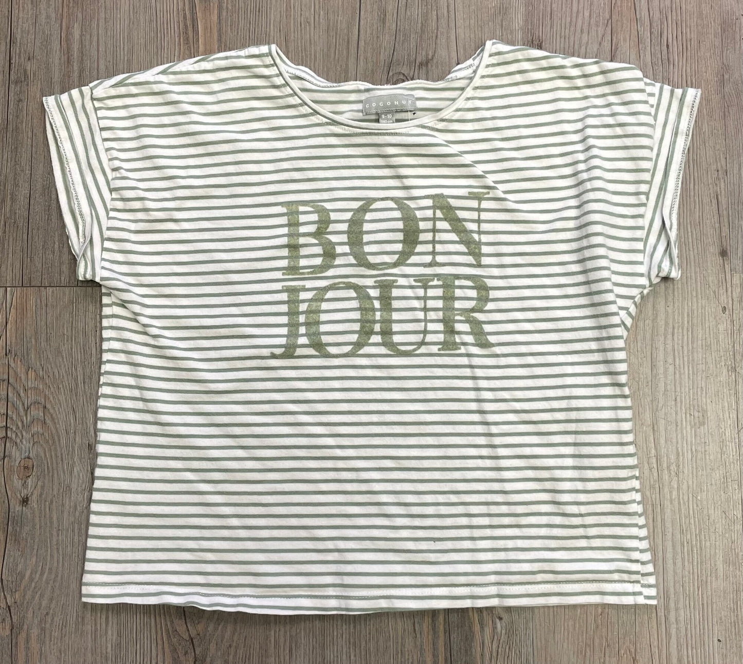 Green  Coconut CroppedTee, 9-10Y