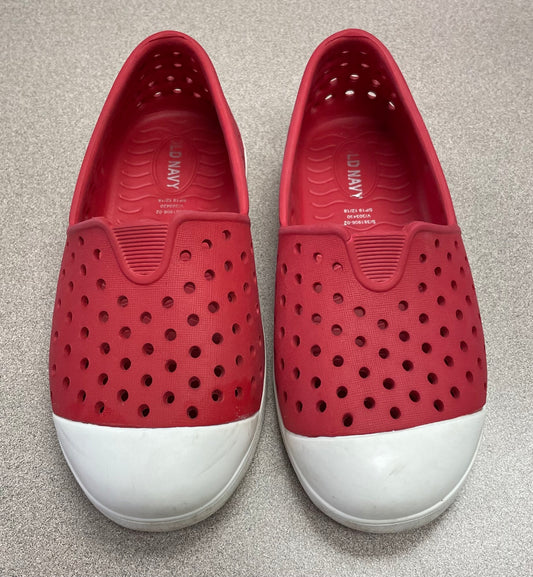 Red  Old Navy Perforated Shoes, 11Y