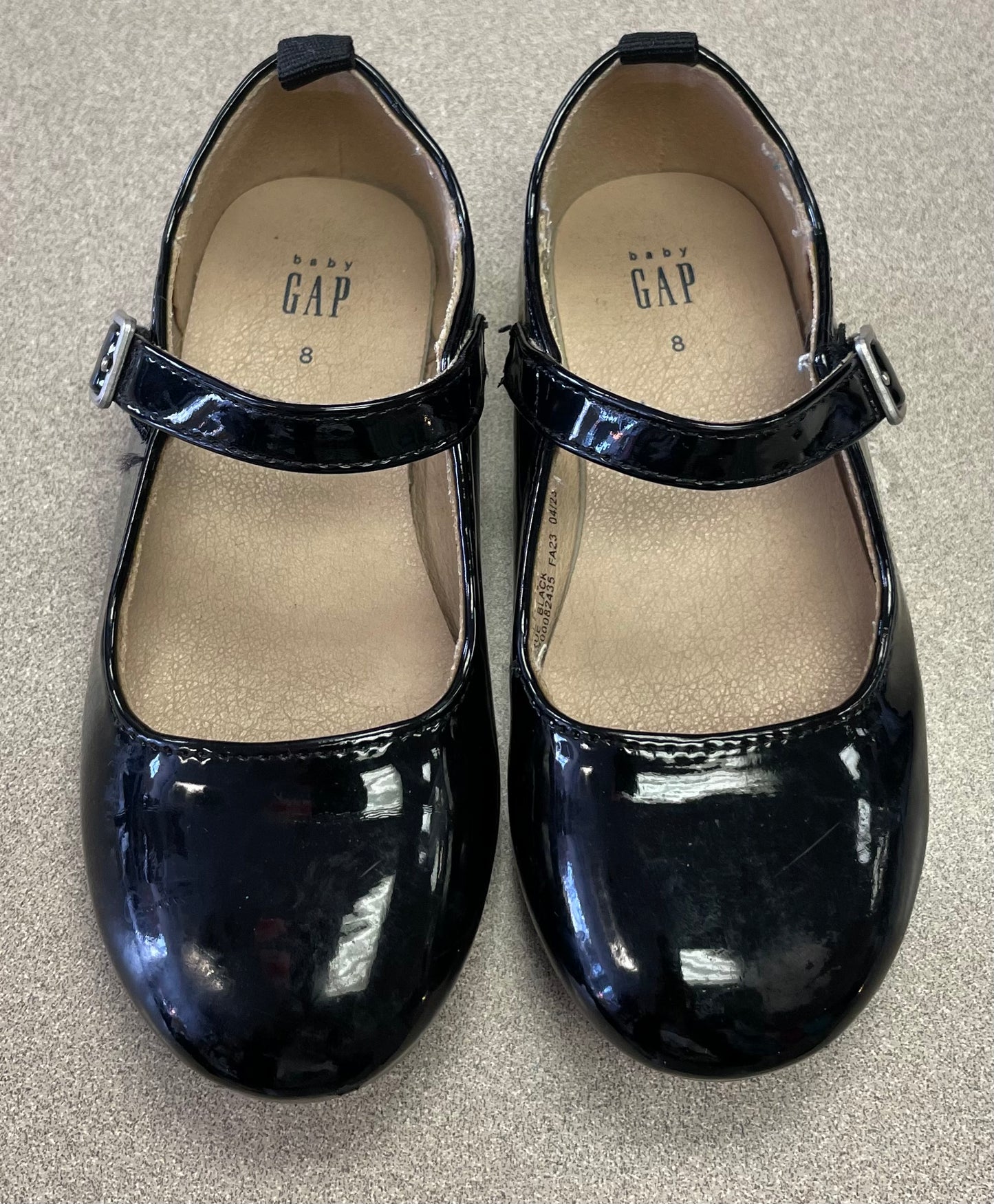 Black  Gap Flat Shoes, 8T