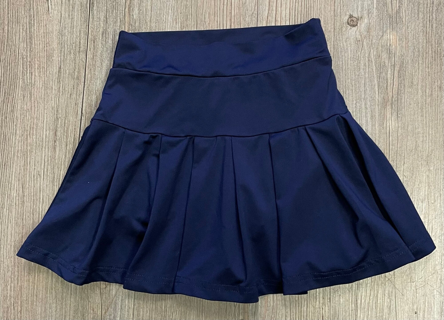 Navy  Arshiner Pleated Skirt, 4-5Y