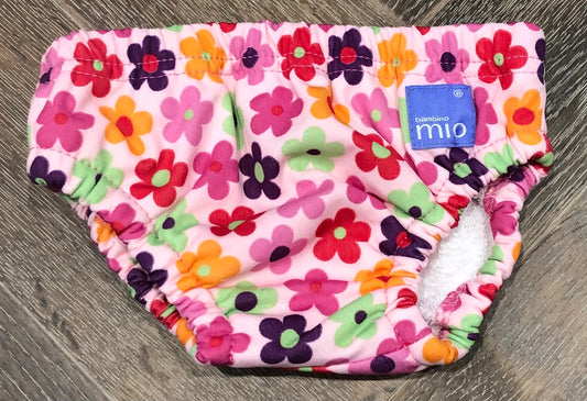 Floral  Bambino Mio Swim Diaper, 16-21lbs