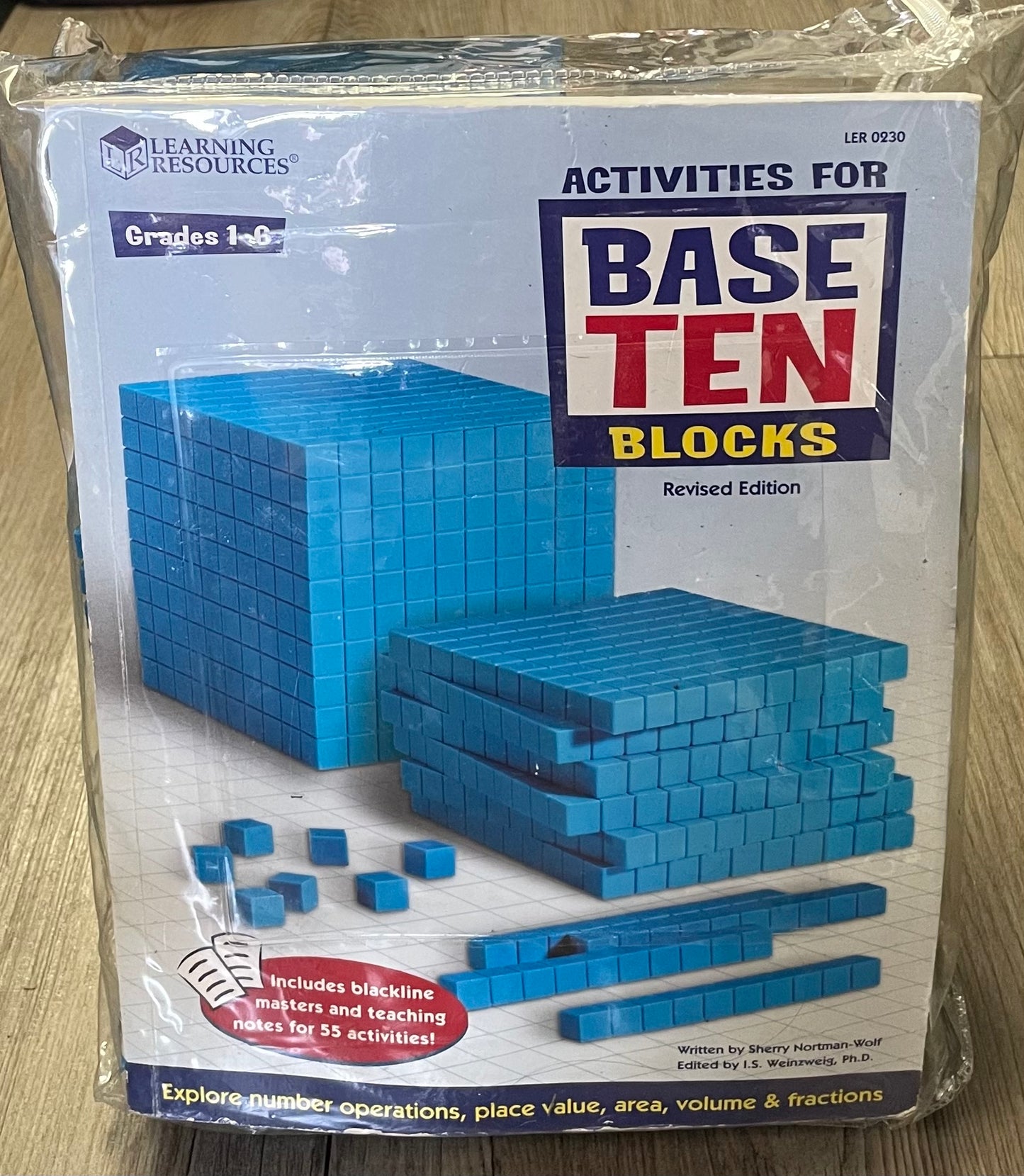 Blue  Base Ten Blocks, Grade 1-6