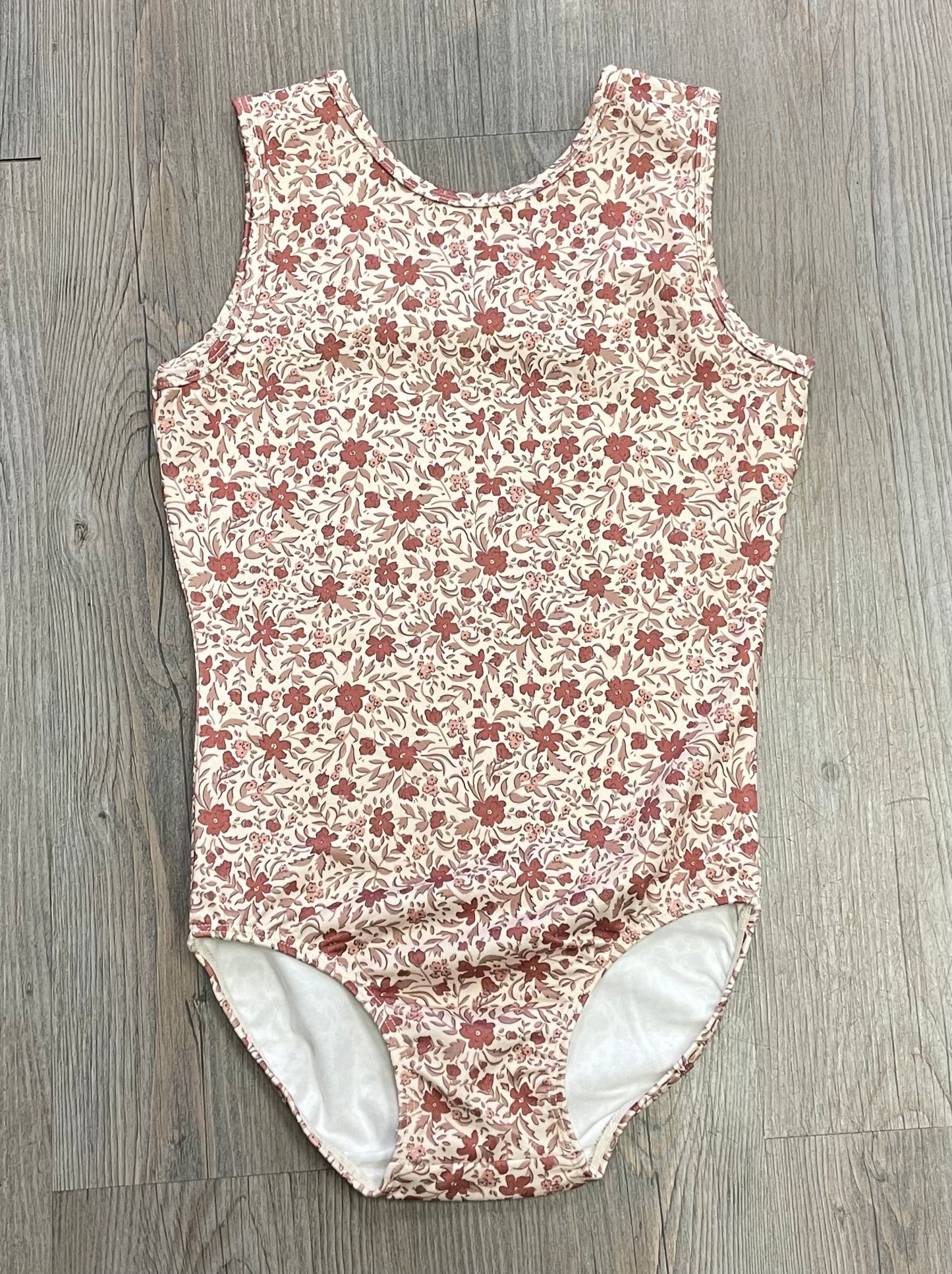 Floral  Play X Rylee+cru Leotard, 8-9Y