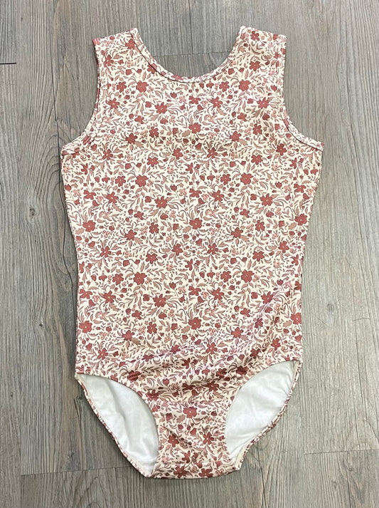 Floral  Play X Rylee+cru Leotard, 8-9Y