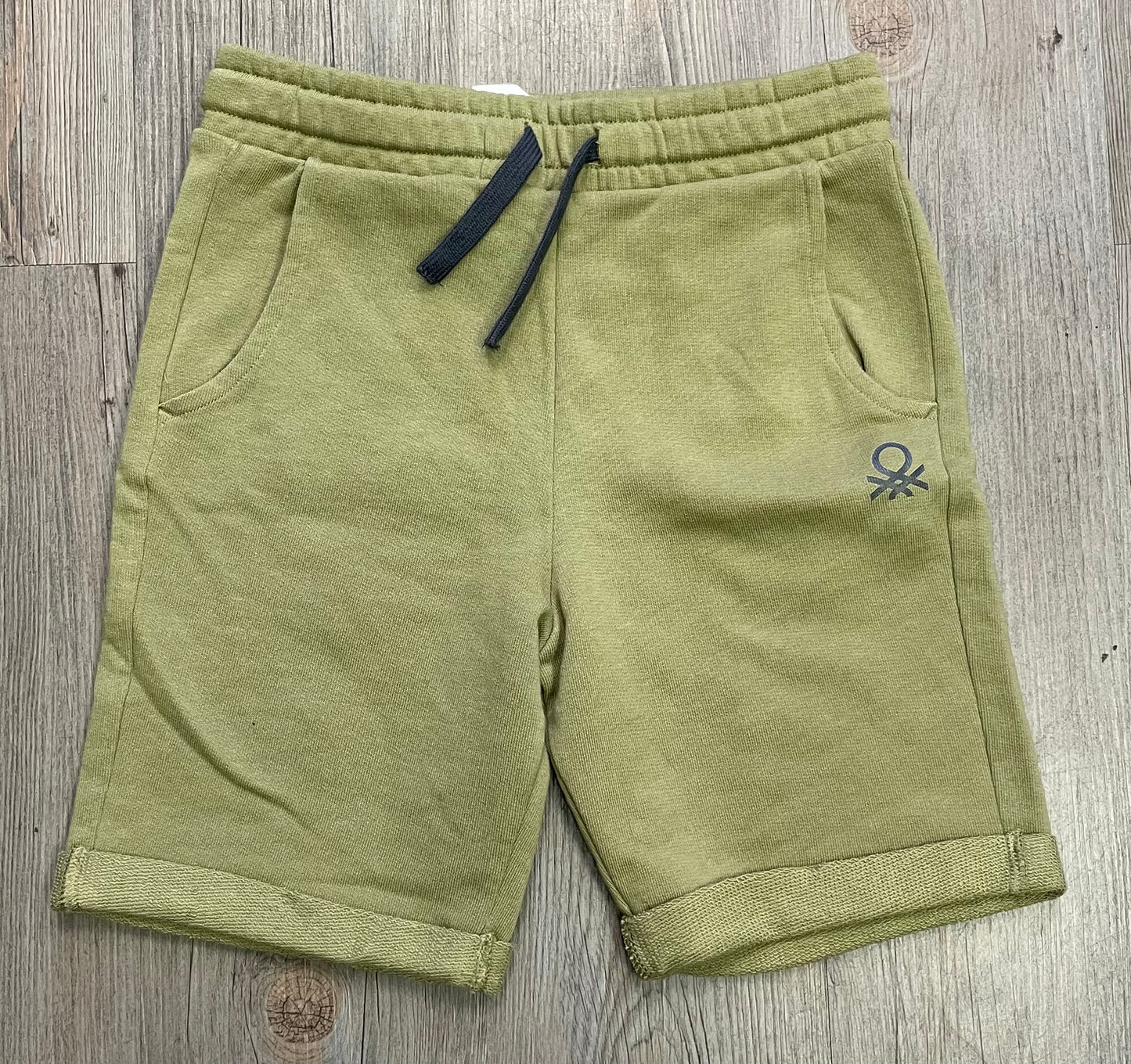 Olive  UCBennetton Shorts, 7-8Y