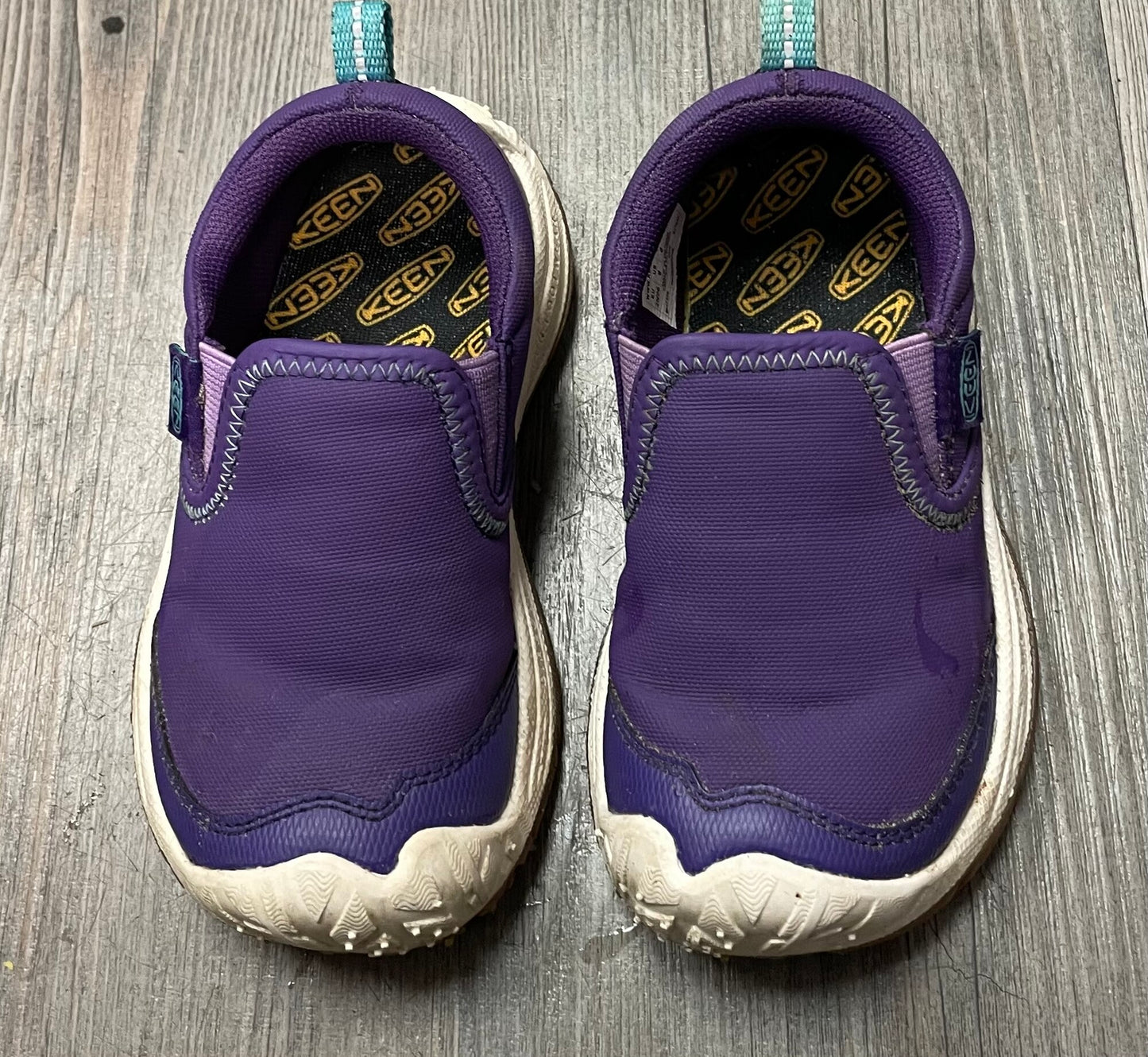 Purple  Keens Slip On  Shoes, 9T