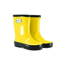 Yellow  STONZ RAIN BOOTS, 3Y