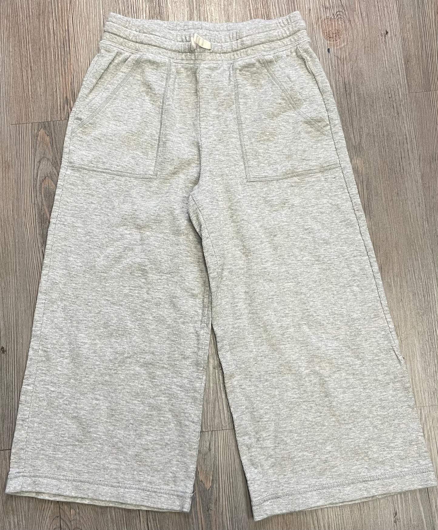 Grey  Gap Knit Wide Capri Pants, 12Y