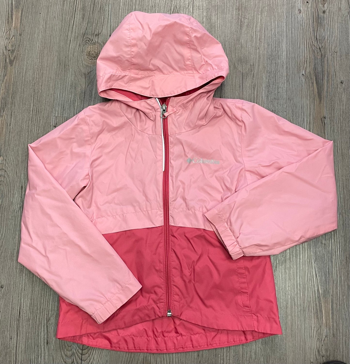 Coral  Columbia Lined Jacket, 6Y