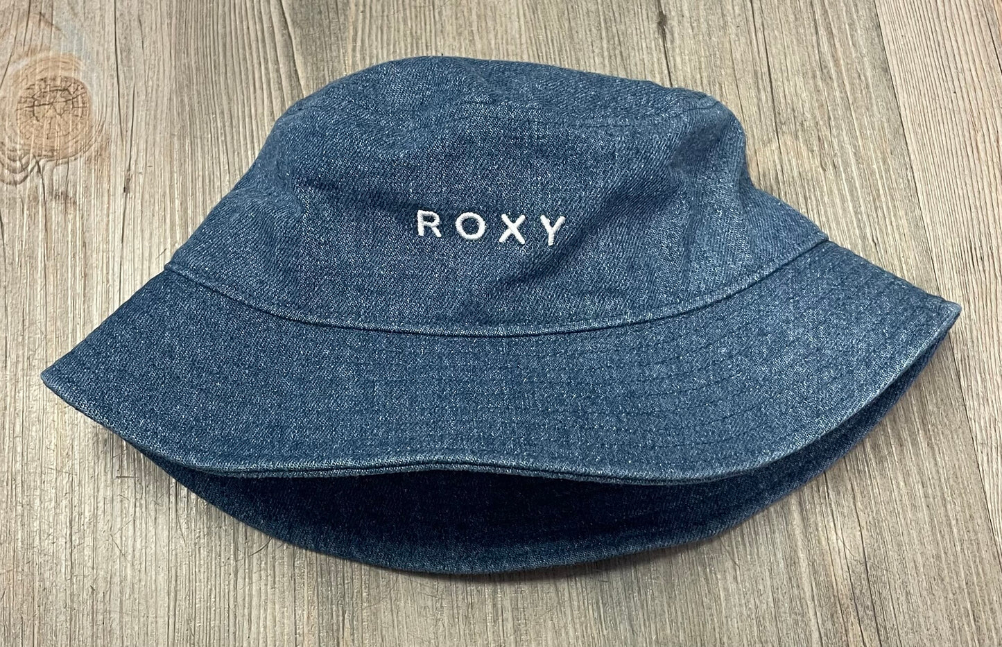 Blue  Roxy Denim Bucket Hat, 10Y+