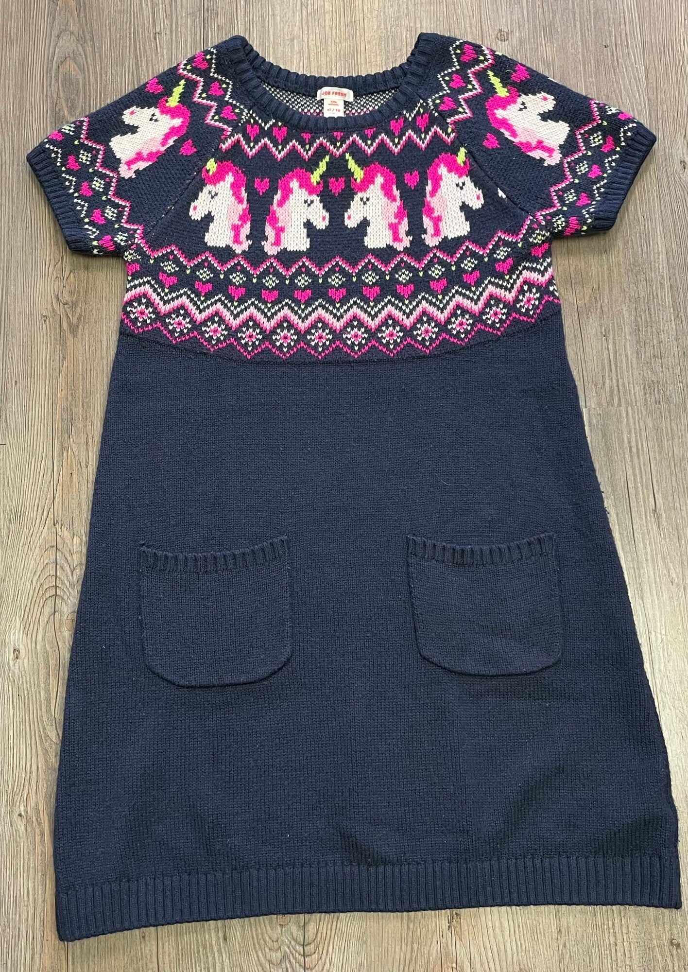 Multi  Joe Fresh Knit Dress, 14Y