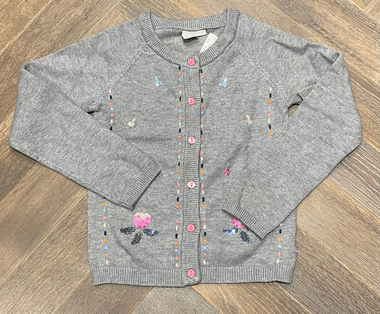 Grey  Deux Par Deux Cardigan, 10Y