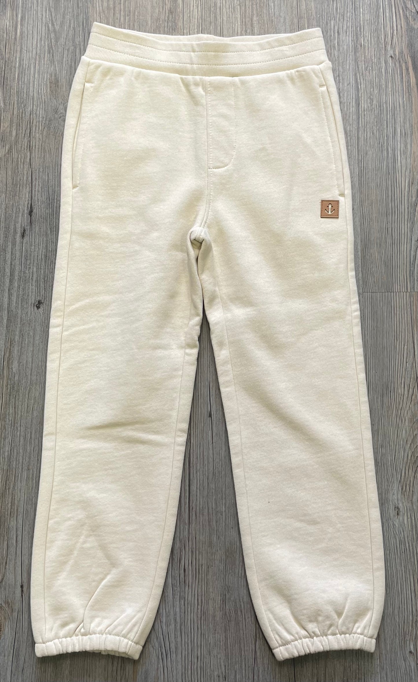 Beige  Batela Fleece Joggers, 6Y