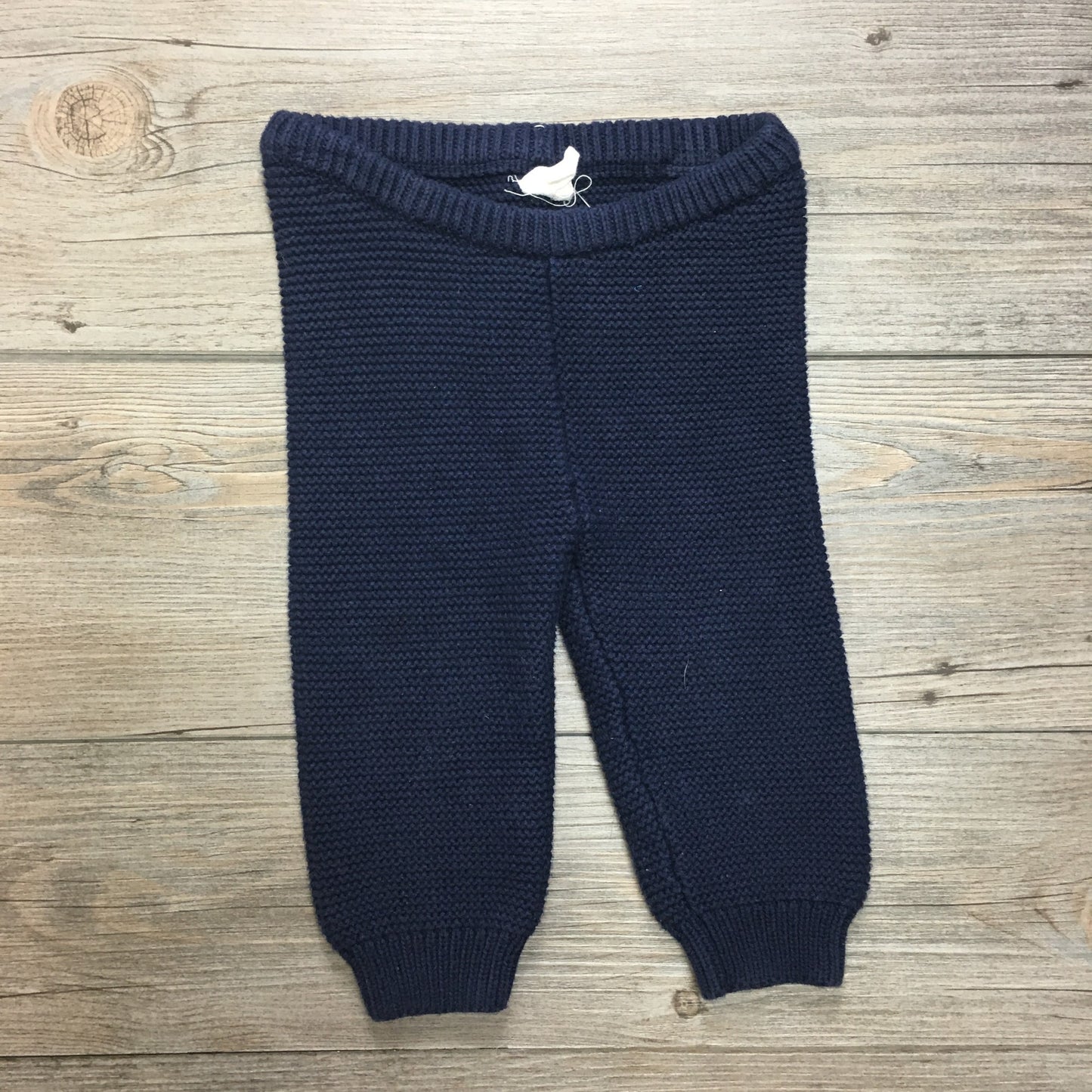 Navy  Gap Knit Pants, 3-6M