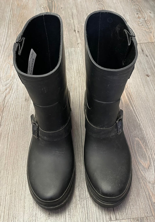 Black  Hunter Short Rain Boots, 8 Womens